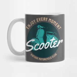 Enjoy Every Moment Scooter Vintage | Classic Vespa Mug